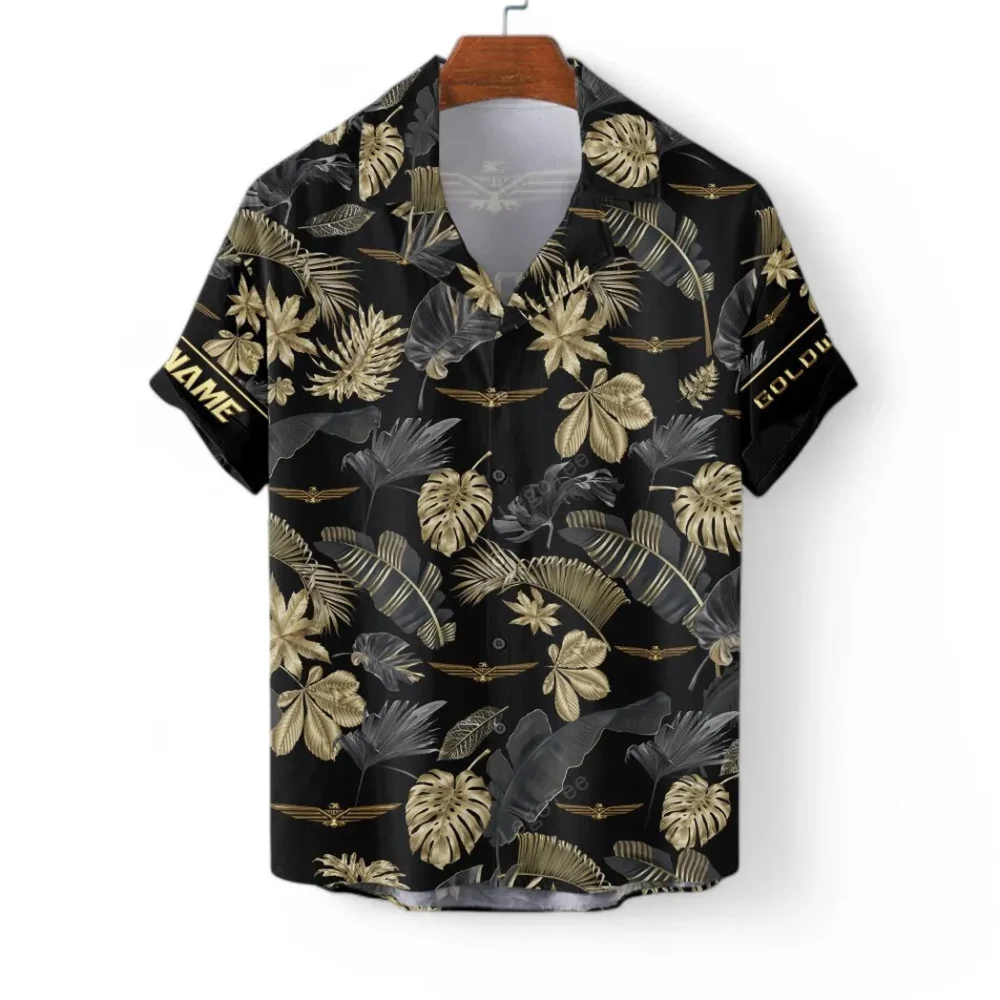 Collectible Heritage Auto Hawaiian Shirt Exclusive Logo, Garage Life Button Shirt CAR139 - Image 3