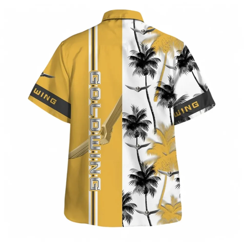 Luxury Touring Bike Hawaiian Shirt Exclusive Logo, Street-Ready Button Shirt CAR143 - Image 3