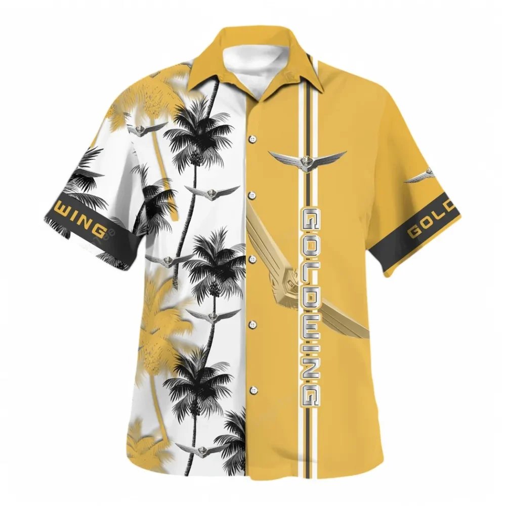 Luxury Touring Bike Hawaiian Shirt Exclusive Logo, Street-Ready Button Shirt CAR143 - Image 2