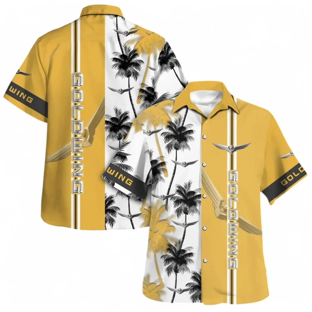 Luxury Touring Bike Hawaiian Shirt Exclusive Logo, Street-Ready Button Shirt CAR143 - Image 4
