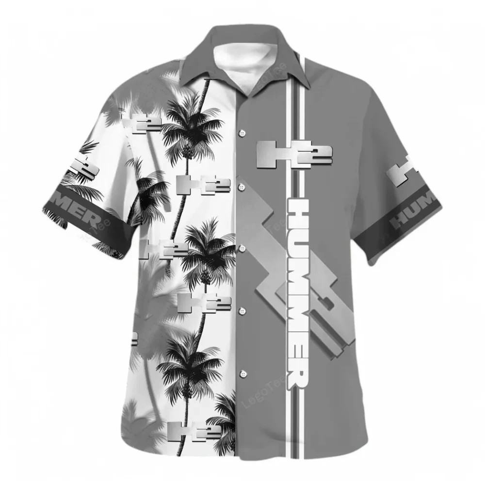 Adventure-Ready Hawaiian Shirt Exclusive Logo, Car Meet Button Shirt CAR143 - Image 2