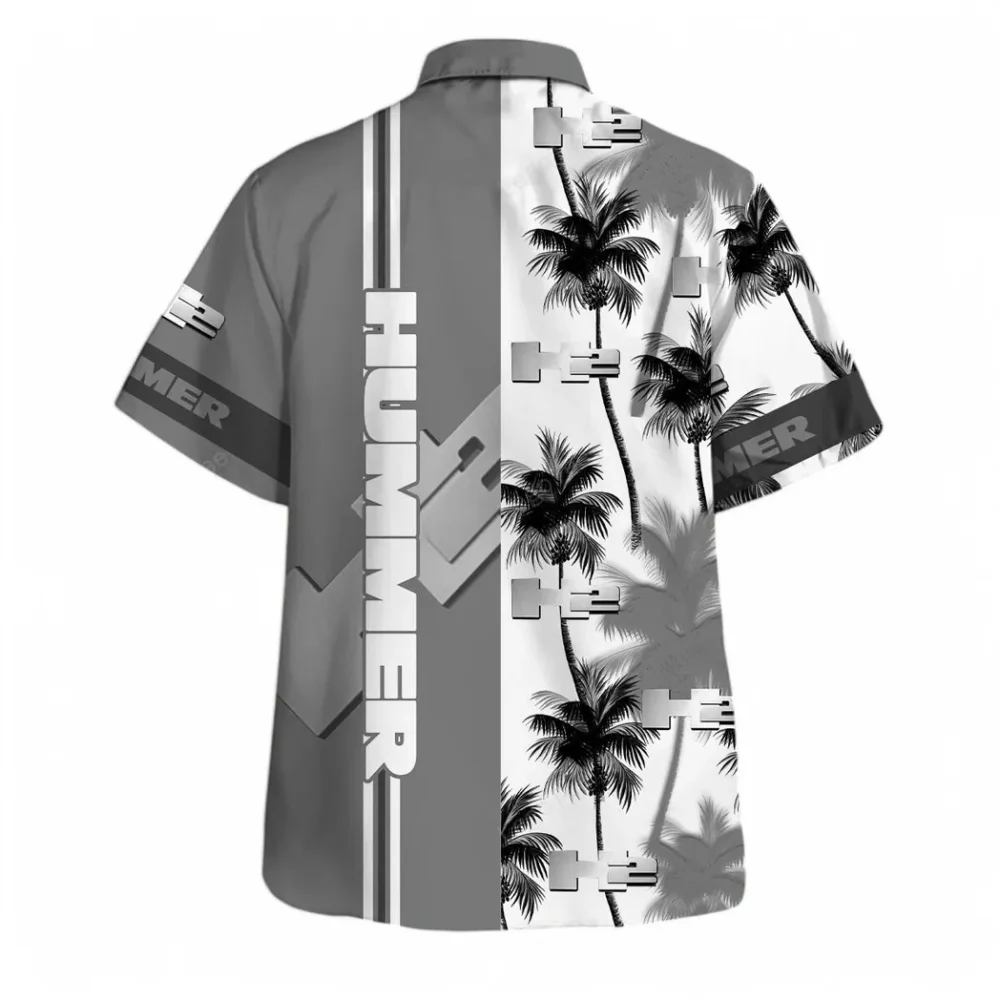 Adventure-Ready Hawaiian Shirt Exclusive Logo, Car Meet Button Shirt CAR143 - Image 3