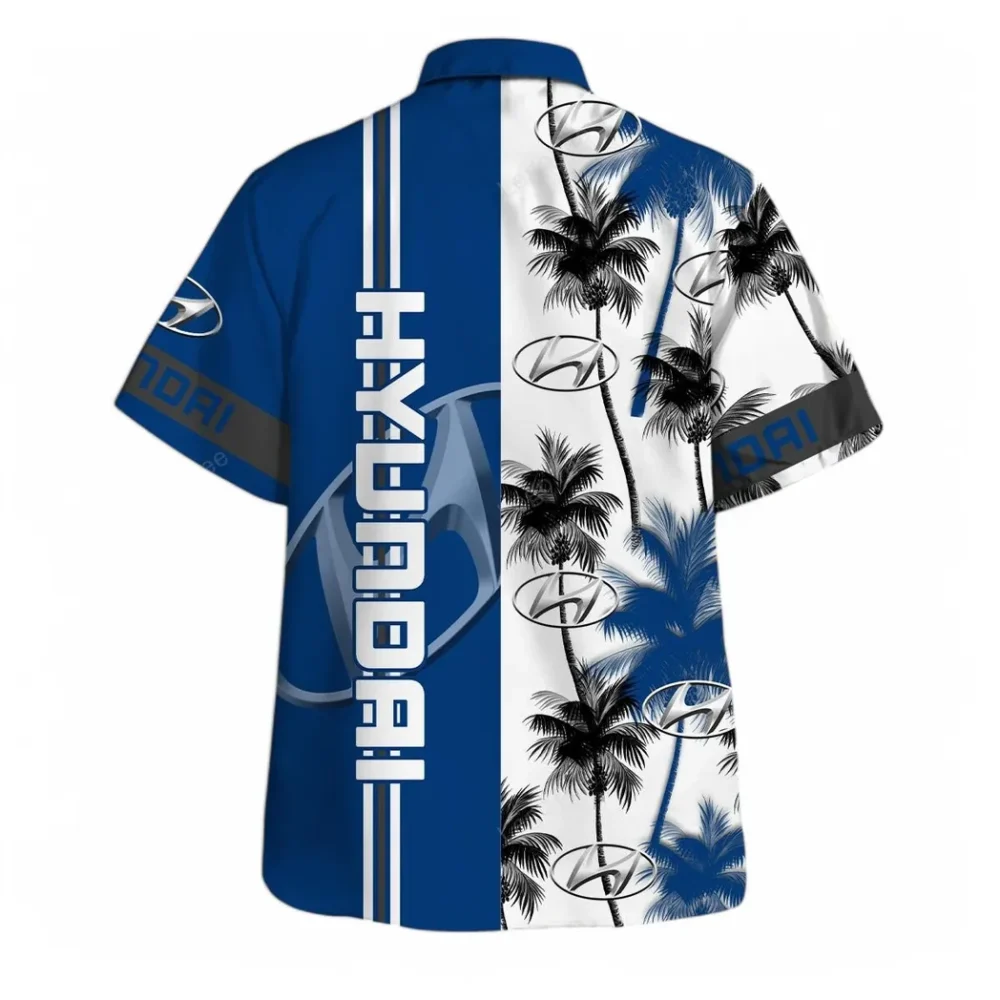 Electric Car Hawaiian Shirt Exclusive Logo, Street Racer Button Shirt CAR143 - Image 3