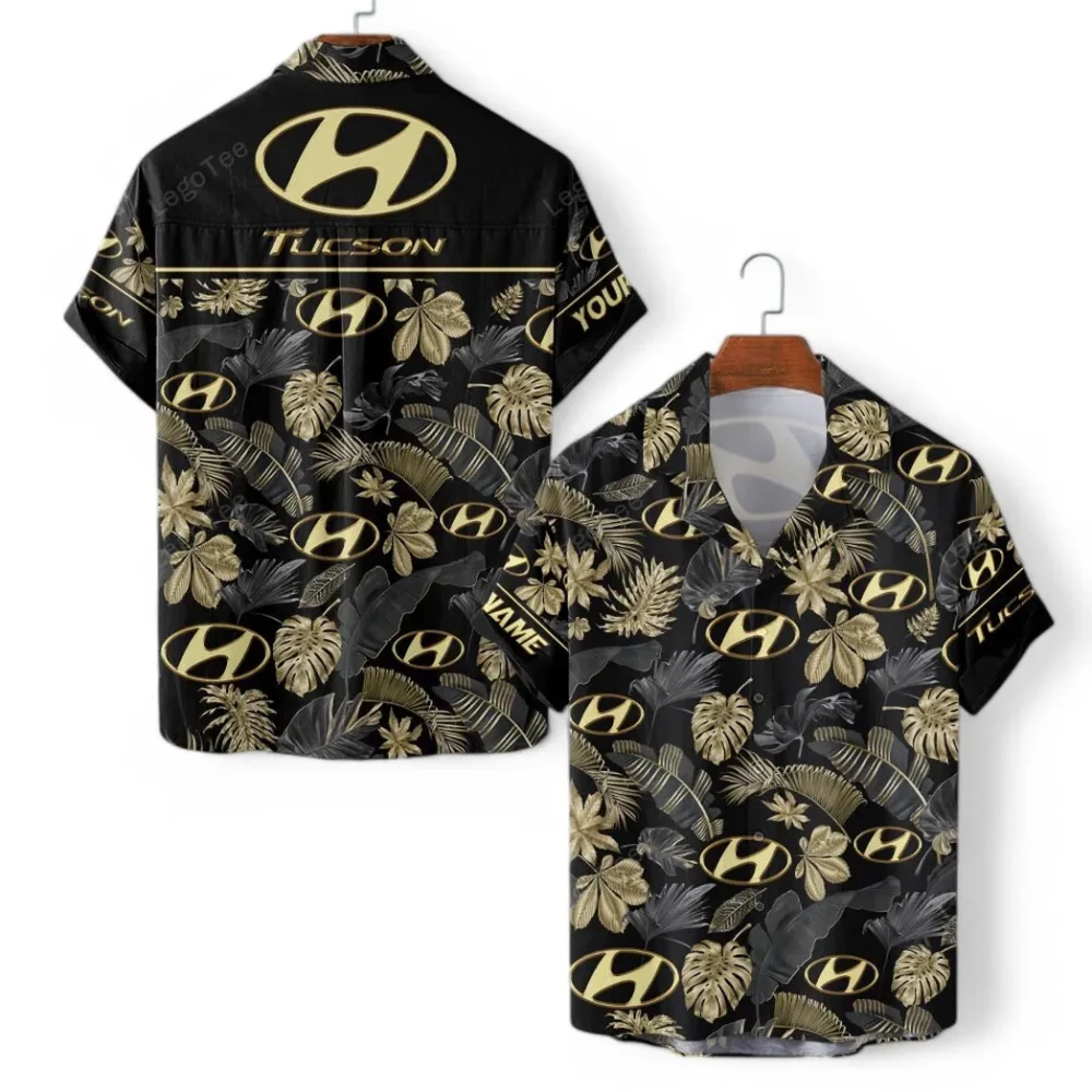 Compact SUV Hawaiian Shirt Exclusive Logo, Road Life Button Shirt CAR139 - Image 2