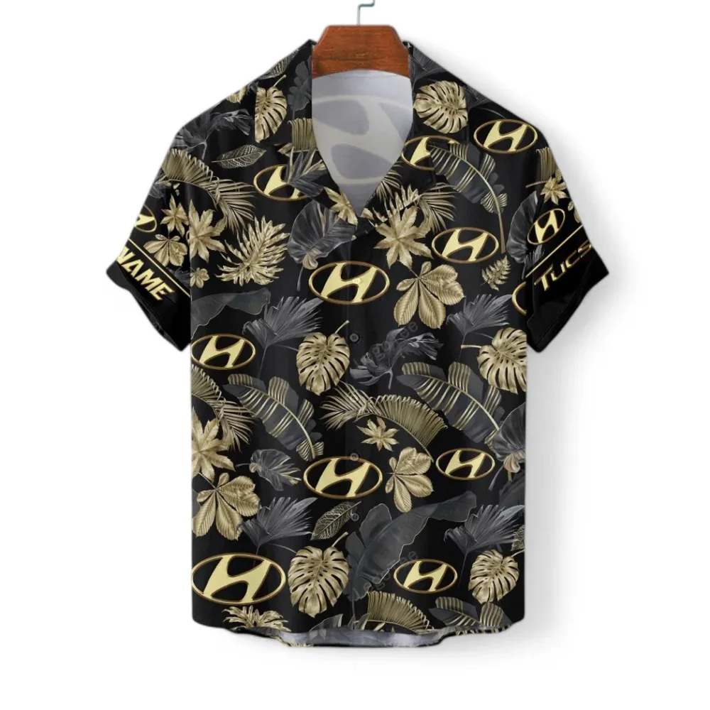 Compact SUV Hawaiian Shirt Exclusive Logo, Road Life Button Shirt CAR139 - Image 3