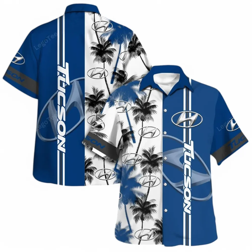 Adventure-Ready SUV Hawaiian Shirt Exclusive Logo, Road-Trip Ready Button Shirt CAR143 - Image 4