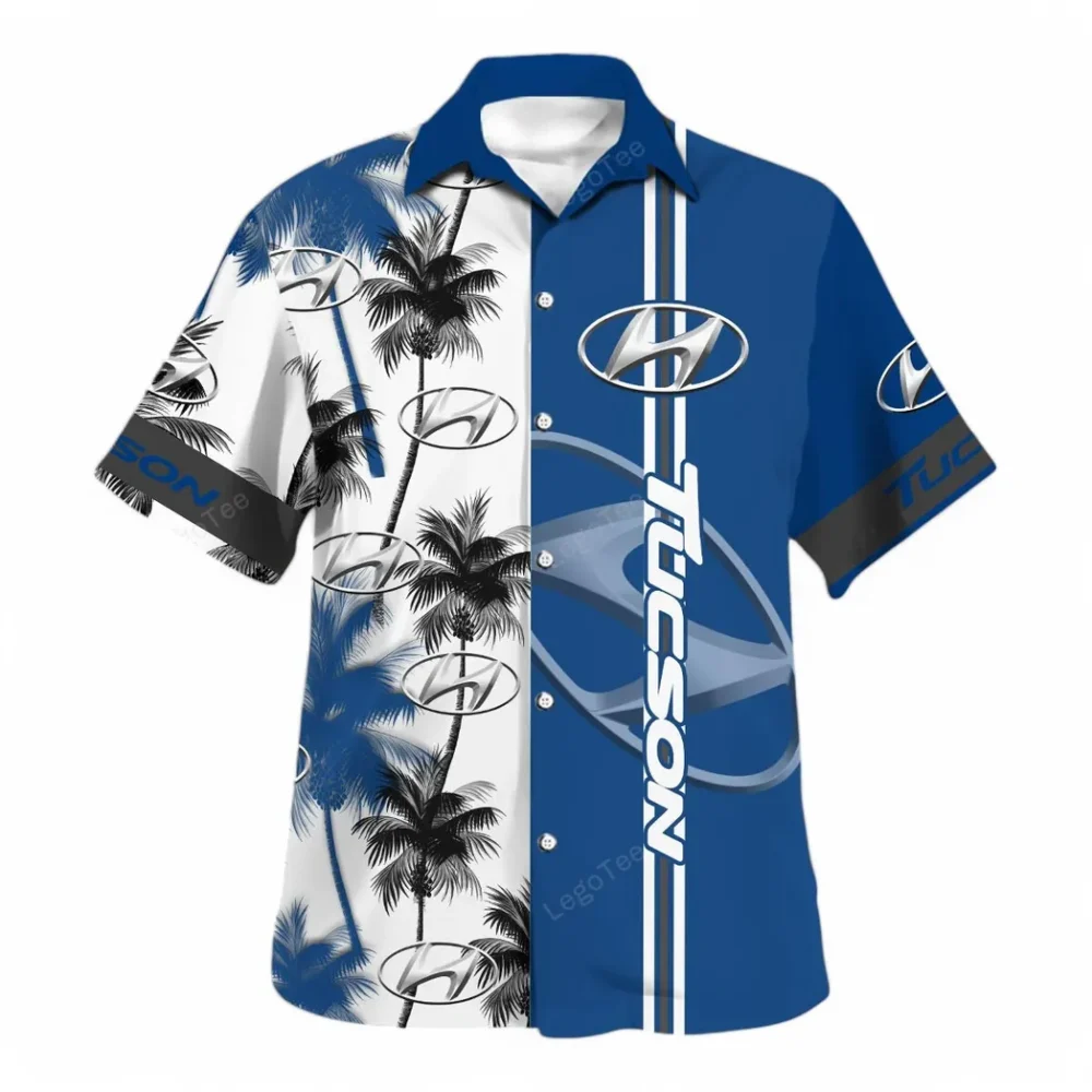 Adventure-Ready SUV Hawaiian Shirt Exclusive Logo, Road-Trip Ready Button Shirt CAR143 - Image 2
