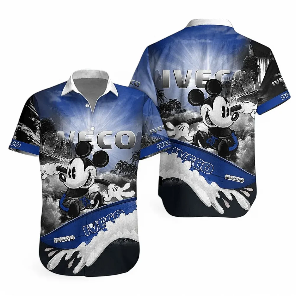 Loadmaster Vehicles Hawaiian Shirt Exclusive Logo, Rider's Paradise Button Shirt CAR151 - Image 3