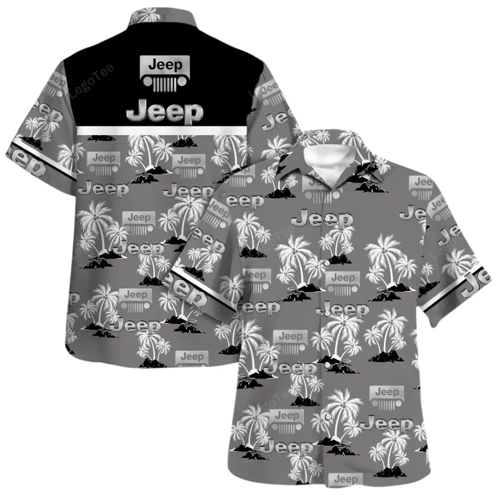 Utility Ride Hawaiian Shirt Exclusive Logo, Car Meet Button Shirt CAR144 - Image 4