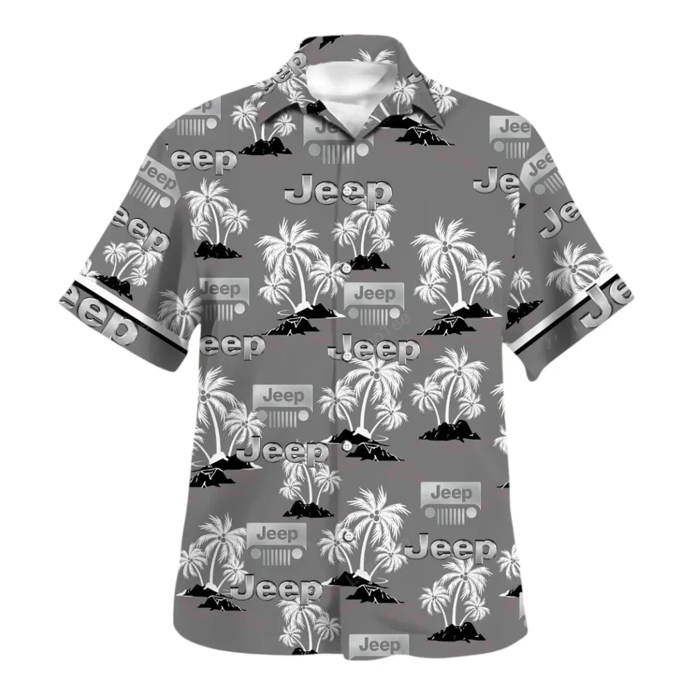 Utility Ride Hawaiian Shirt Exclusive Logo, Car Meet Button Shirt CAR144 - Image 2