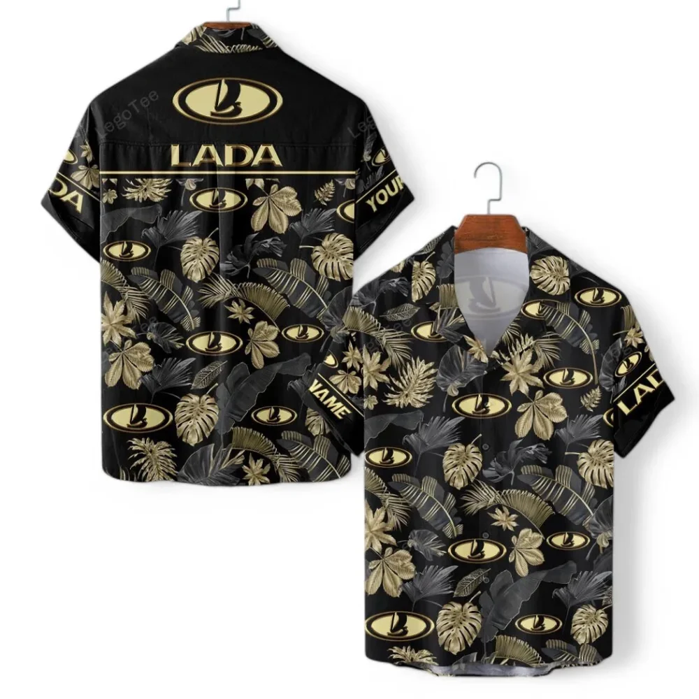 Urban Vehicle Hawaiian Shirt Exclusive Logo, Custom Garage Button Shirt CAR139 - Image 2