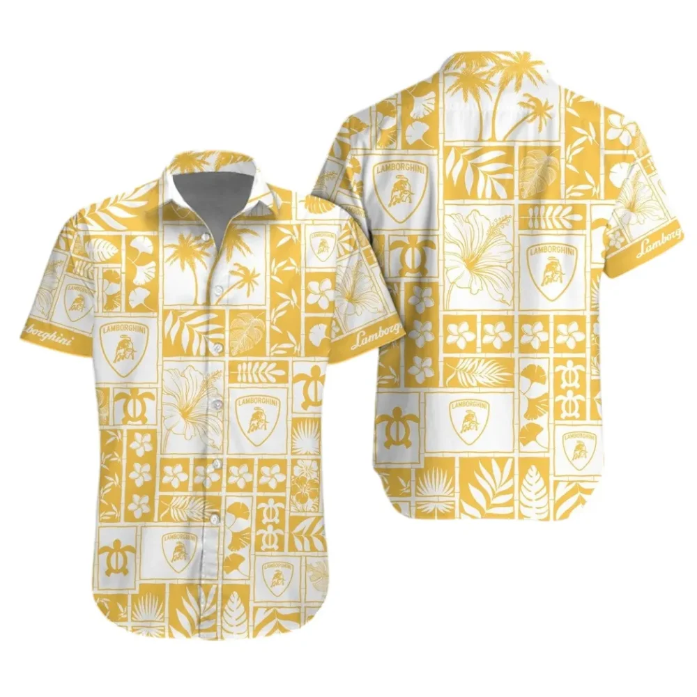 Supercar Hawaiian Shirt Exclusive Logo, Garage Life Button Shirt CAR350 - Image 2