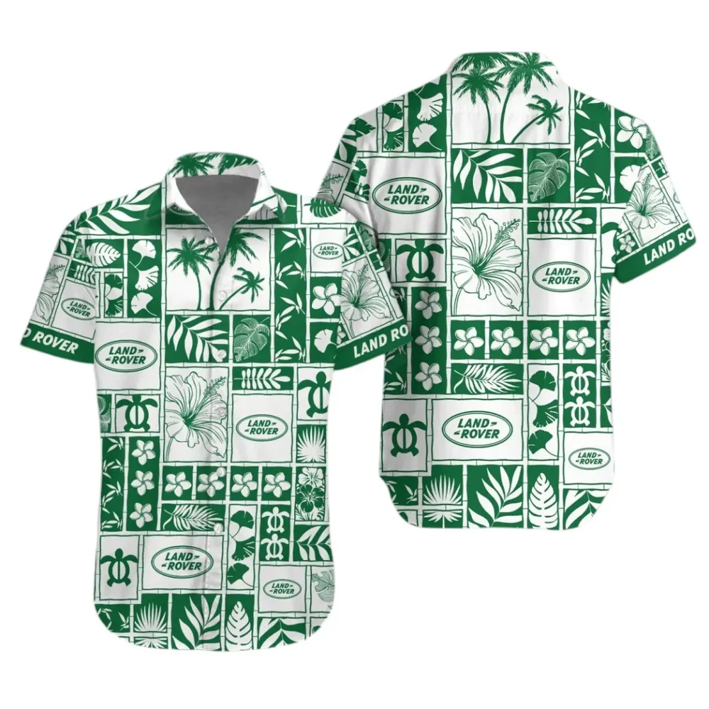 4x4 SUV Maker Hawaiian Shirt Exclusive Logo, Engine Lover Button Shirt CAR350 - Image 2