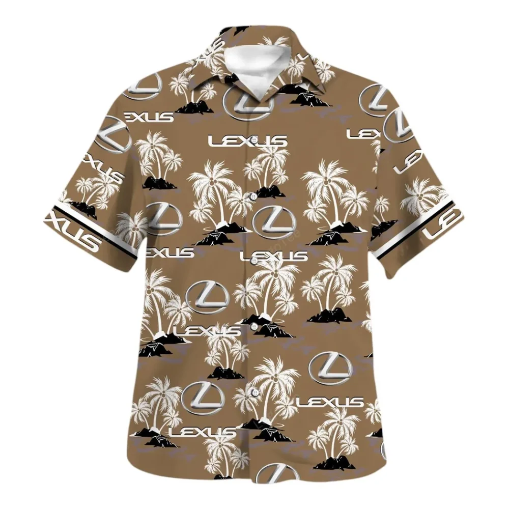 Premium Crossover Hawaiian Shirt Exclusive Logo, Motor Culture Button Shirt CAR144 - Image 2