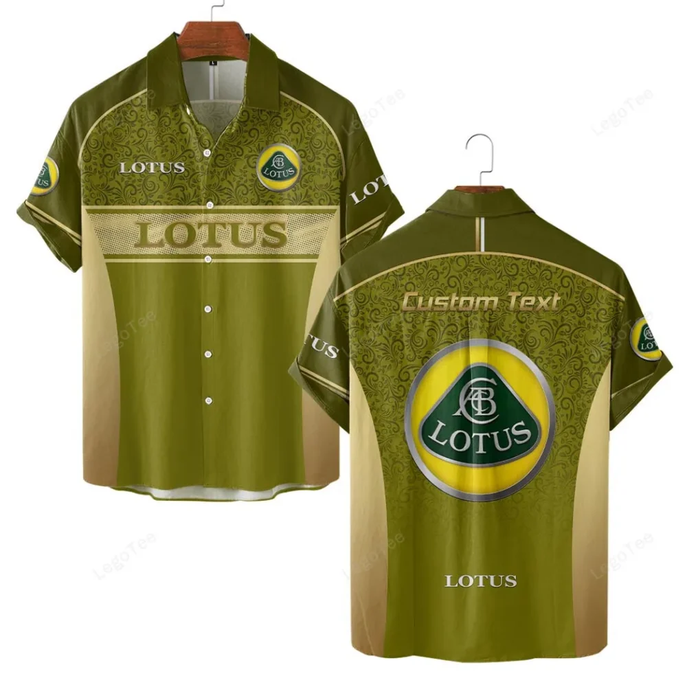 Lightweight Roadster Hawaiian Shirt Exclusive Logo, Urban Driver Button Shirt CAR137 - Image 2
