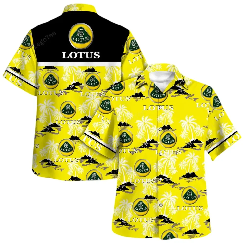 High-Performance Coupe Hawaiian Shirt Exclusive Logo, Performance Gear Button Shirt CAR144 - Image 4