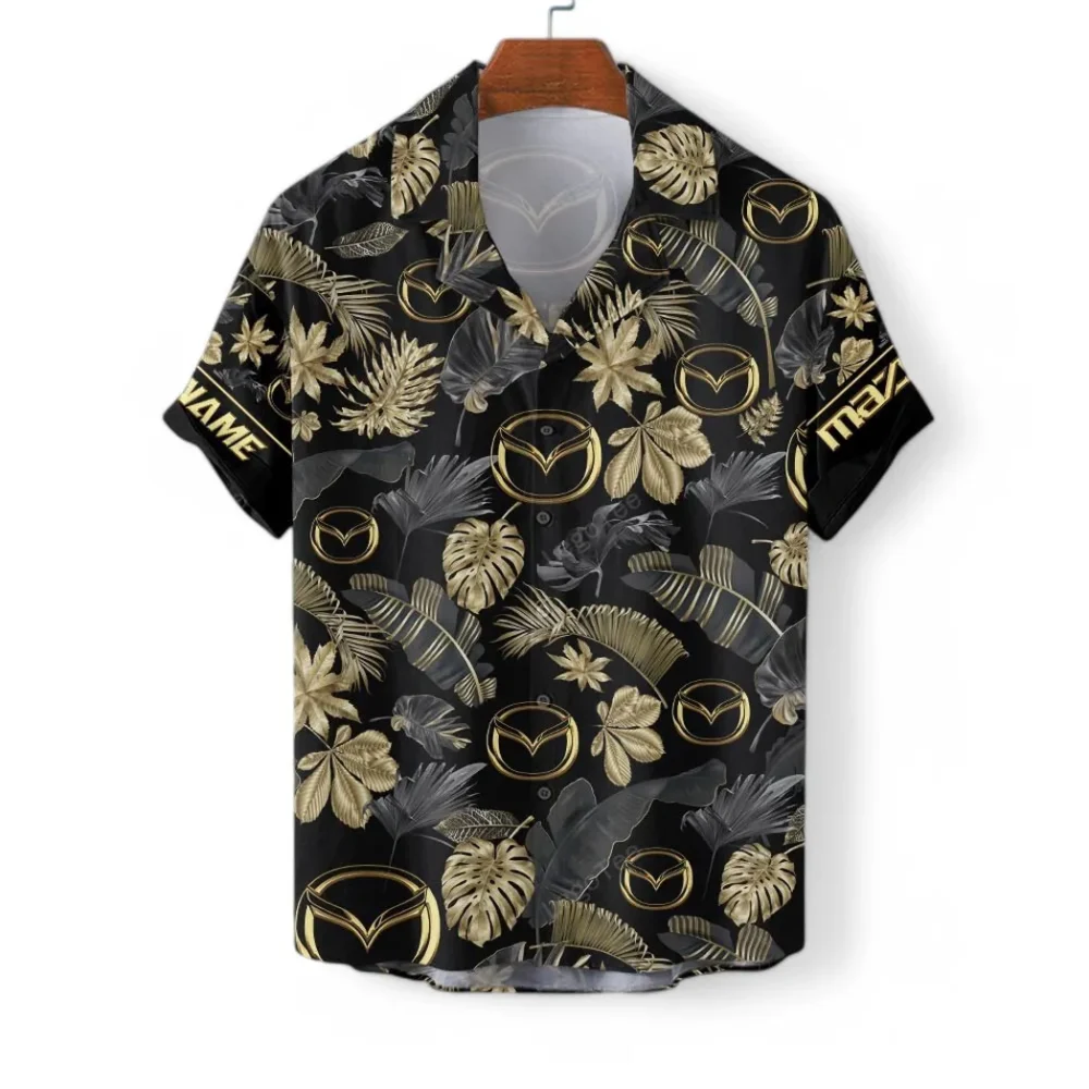 Performance Coupe Hawaiian Shirt Exclusive Logo, Road-Trip Ready Button Shirt CAR139 - Image 3