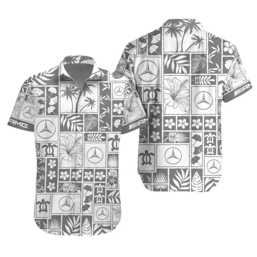 Turbocharged Car Hawaiian Shirt Exclusive Logo, Garage Life Button Shirt CAR350 - Image 2