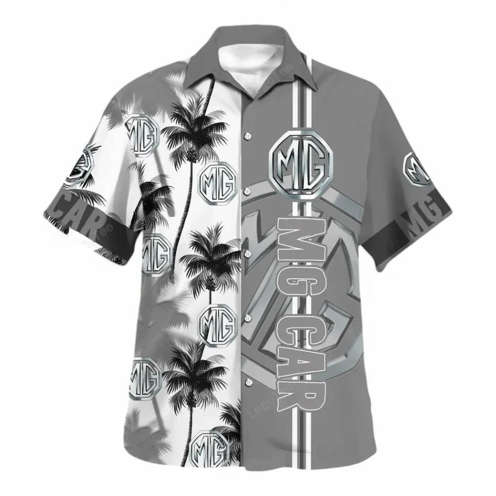 Classic British Car Hawaiian Shirt Exclusive Logo, Street-Ready Button Shirt CAR143 - Image 2