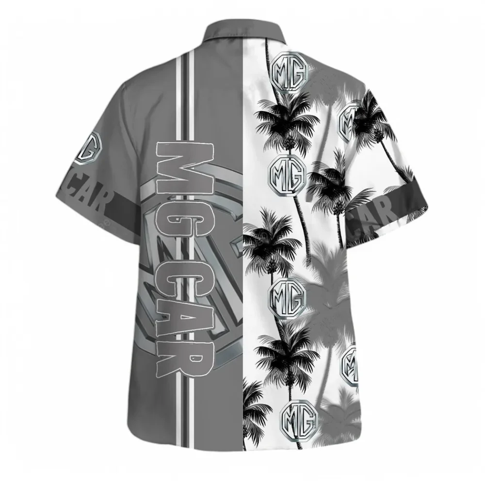 Classic British Car Hawaiian Shirt Exclusive Logo, Street-Ready Button Shirt CAR143 - Image 3