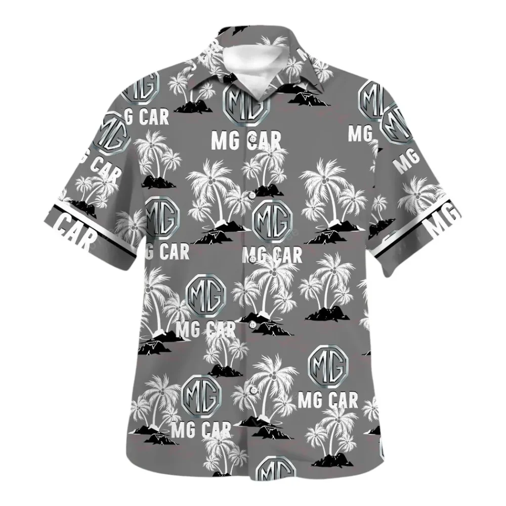 Heritage Vehicle Hawaiian Shirt Exclusive Logo, Performance Gear Button Shirt CAR144 - Image 2