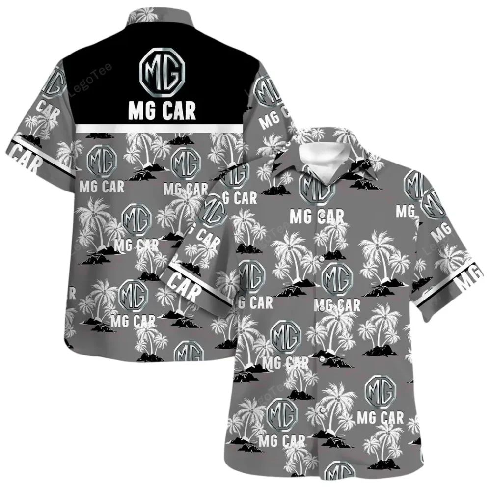 Heritage Vehicle Hawaiian Shirt Exclusive Logo, Performance Gear Button Shirt CAR144 - Image 4