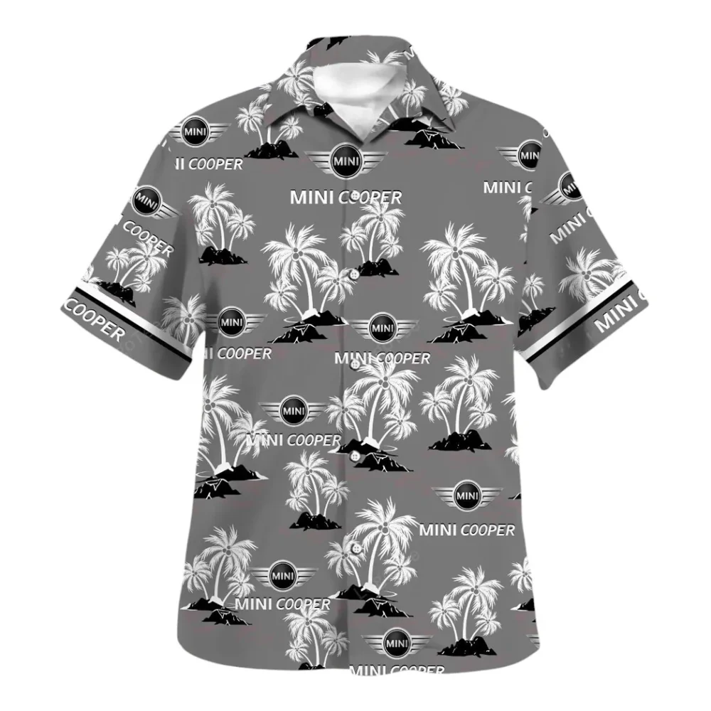 Stylish Urban Car Hawaiian Shirt Exclusive Logo, Rider's Paradise Button Shirt CAR144 - Image 2