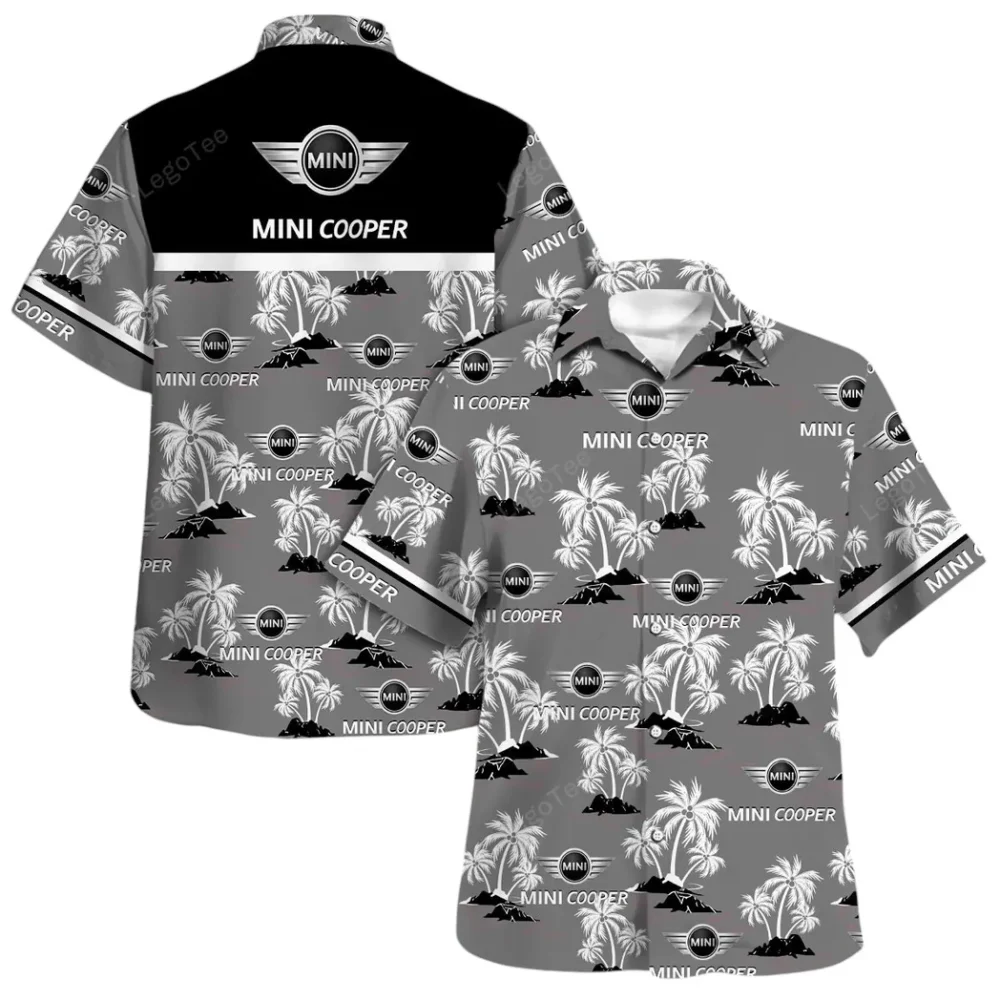 Stylish Urban Car Hawaiian Shirt Exclusive Logo, Rider's Paradise Button Shirt CAR144 - Image 4
