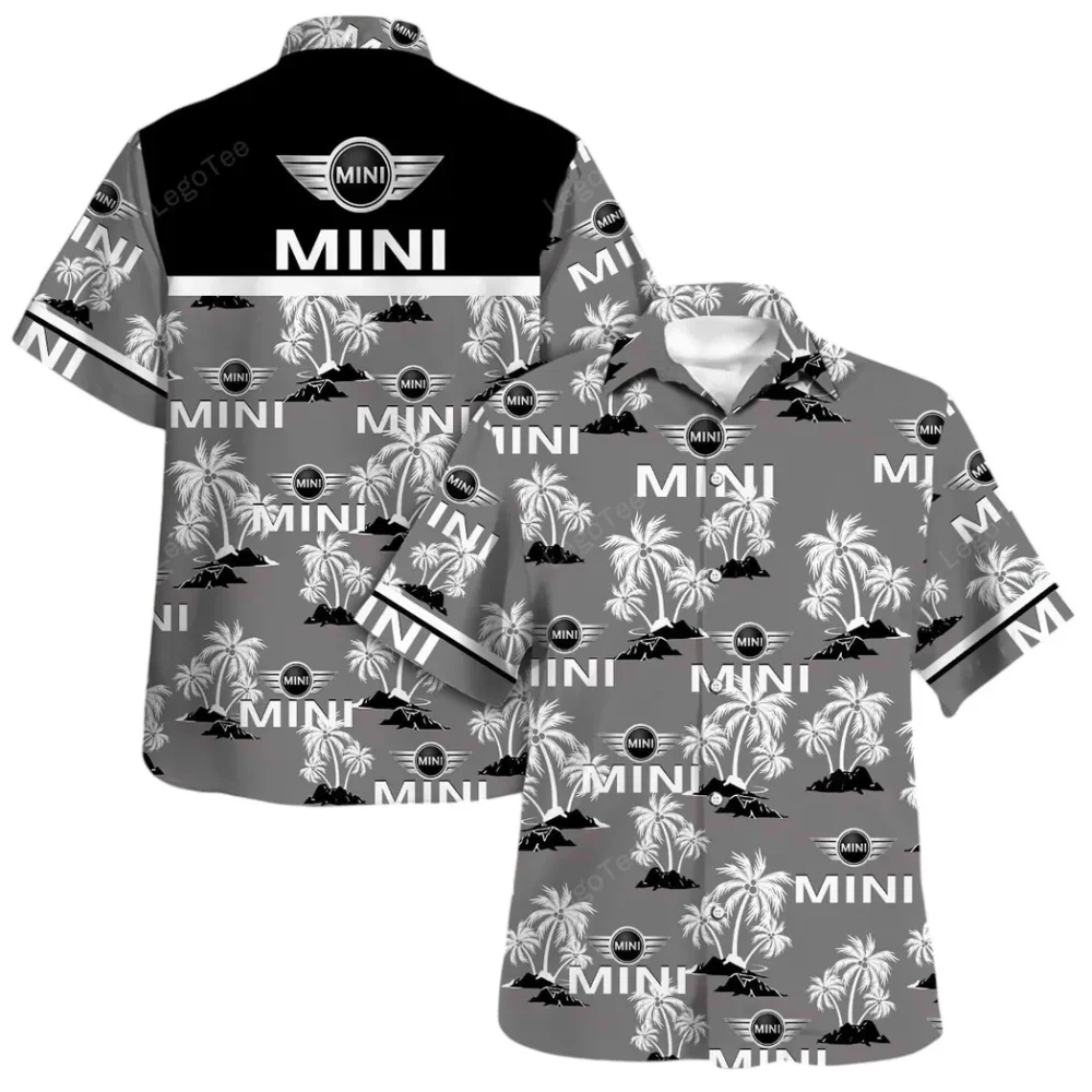 Chic Commuter Hawaiian Shirt Exclusive Logo, Road Life Button Shirt CAR144 - Image 4