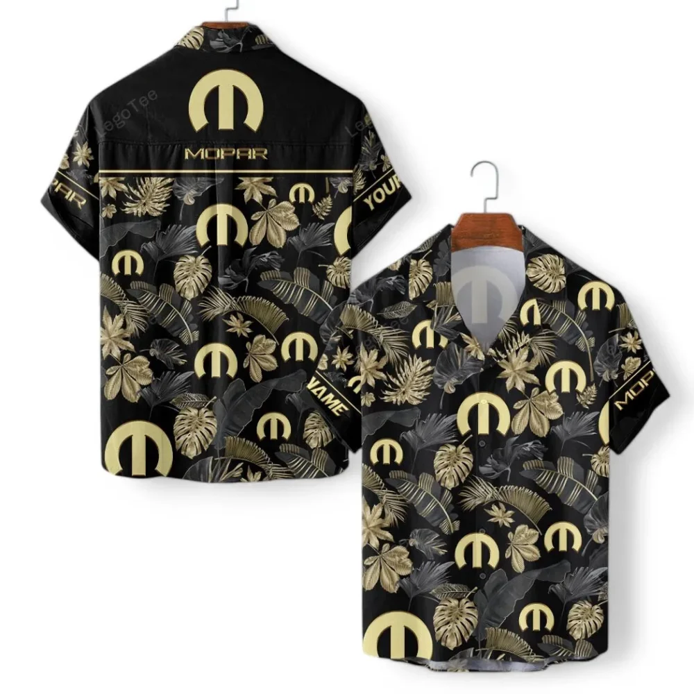 Vintage Car Tuning Hawaiian Shirt Exclusive Logo, Custom Ride Button Shirt CAR139 - Image 2