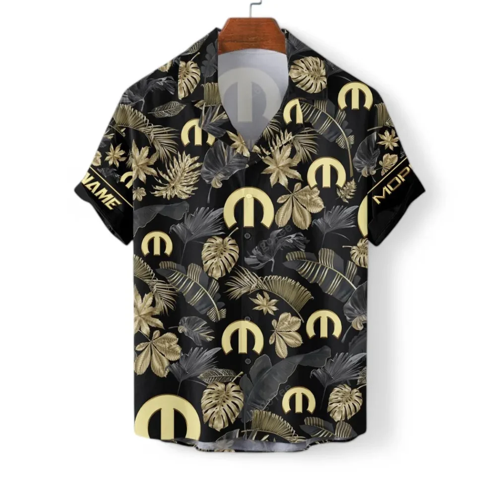 Vintage Car Tuning Hawaiian Shirt Exclusive Logo, Custom Ride Button Shirt CAR139 - Image 3