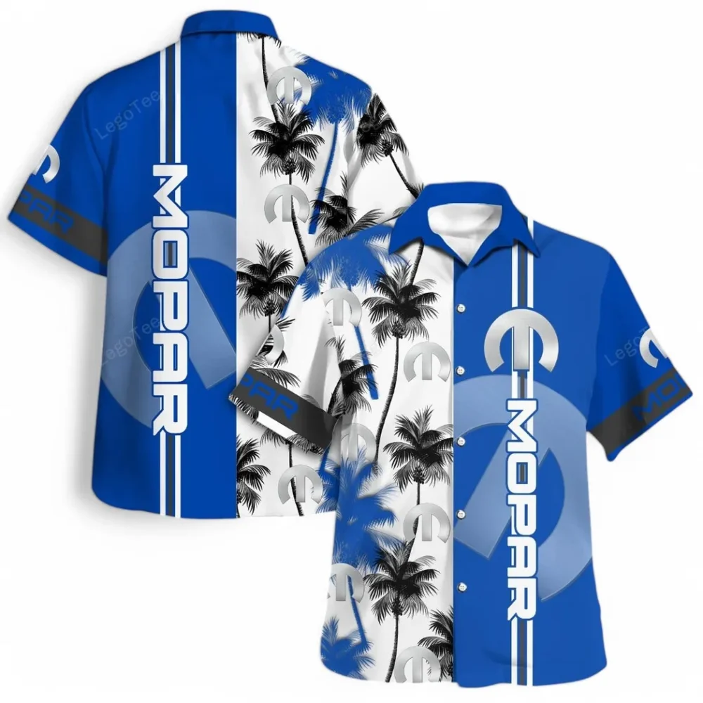 Auto Upgrades Hawaiian Shirt Exclusive Logo, Road-Trip Ready Button Shirt CAR143 - Image 4