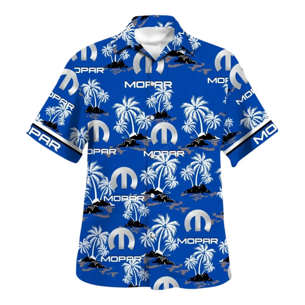 Classic Car Hawaiian Shirt Exclusive Logo, Drift-Ready Button Shirt CAR144 - Image 2