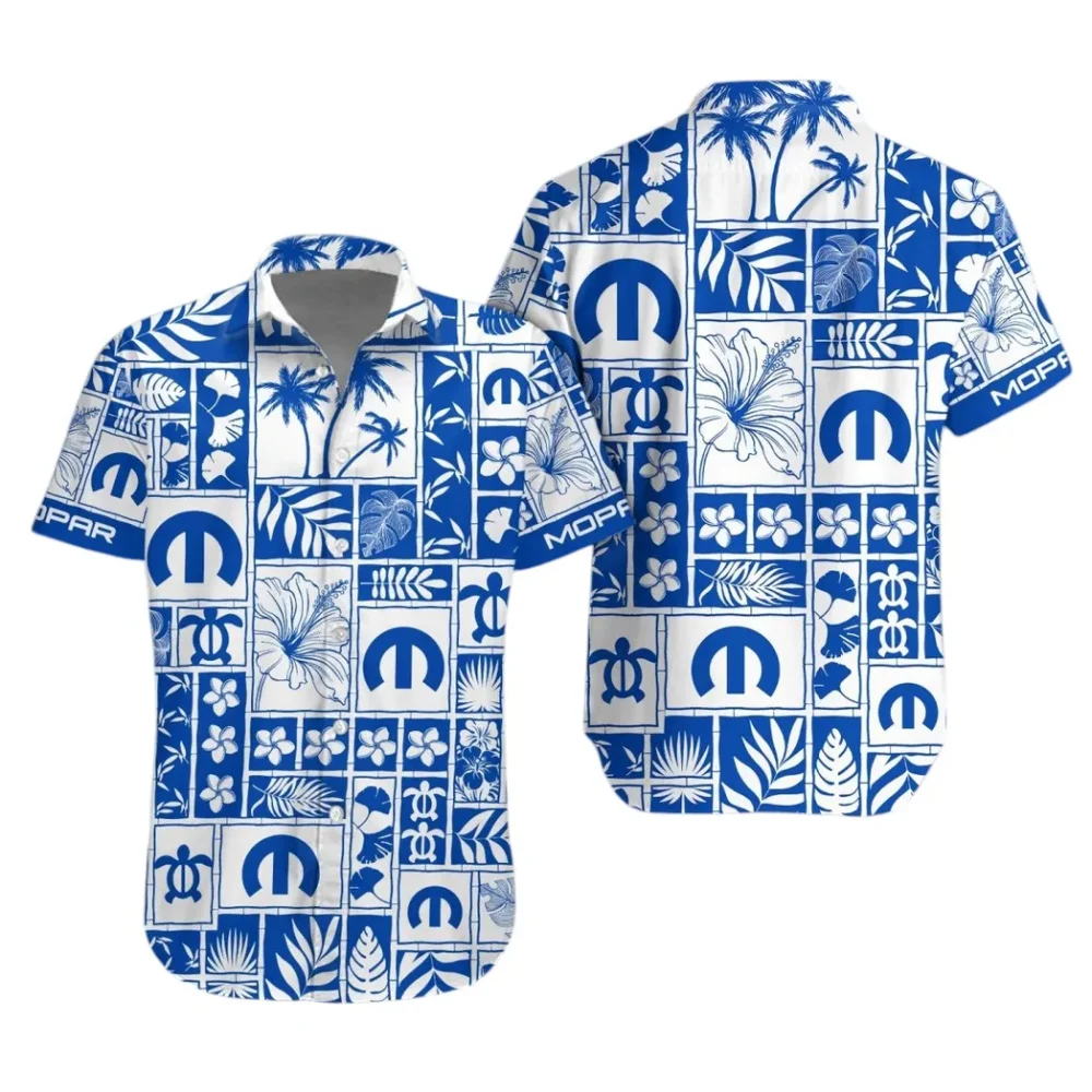 Vehicle Heritage Hawaiian Shirt Exclusive Logo, Rider's Paradise Button Shirt CAR350 - Image 2