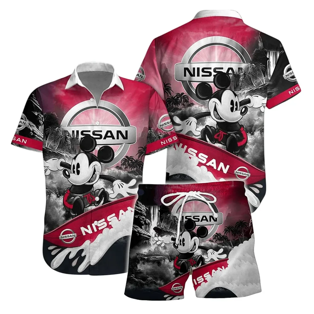 Crossover SUV Hawaiian Shirt Exclusive Logo, Drift-Ready Button Shirt CAR151 - Image 2