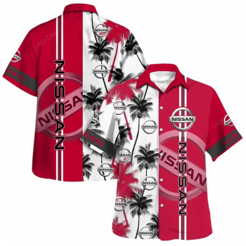 Electric Vehicle Hawaiian Shirt Exclusive Logo, Gearhead Style Button Shirt CAR143 - Image 4