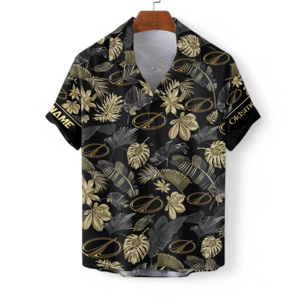 Heritage Vehicle Hawaiian Shirt Exclusive Logo, Bold Driver Button Shirt CAR139 - Image 3