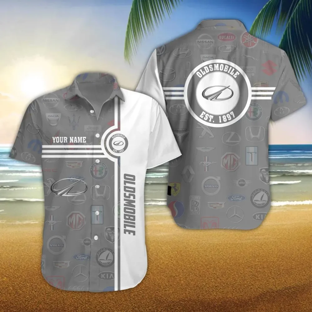 Family Car Hawaiian Shirt Exclusive Logo, Speed Legend Button Shirt CAR174 - Image 3