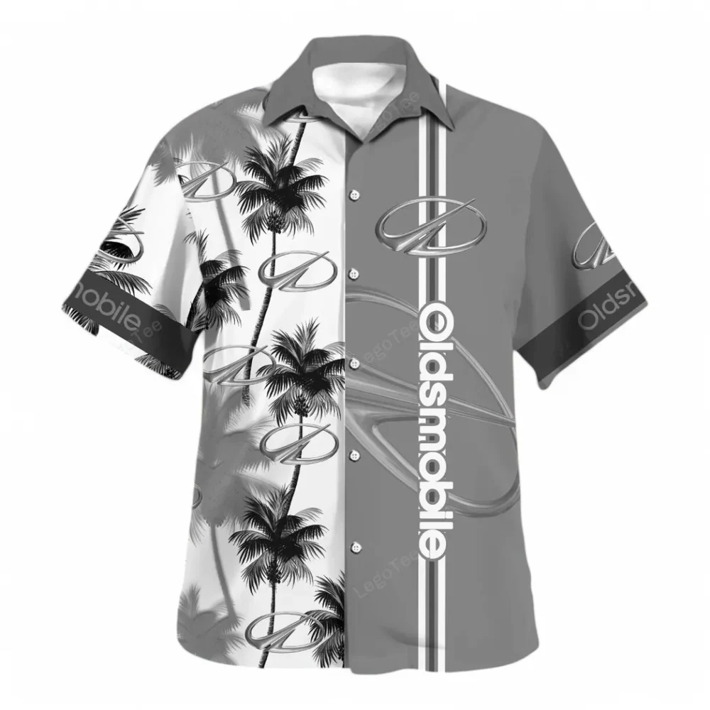 Family Car Hawaiian Shirt Exclusive Logo, Custom Garage Button Shirt CAR143 - Image 2