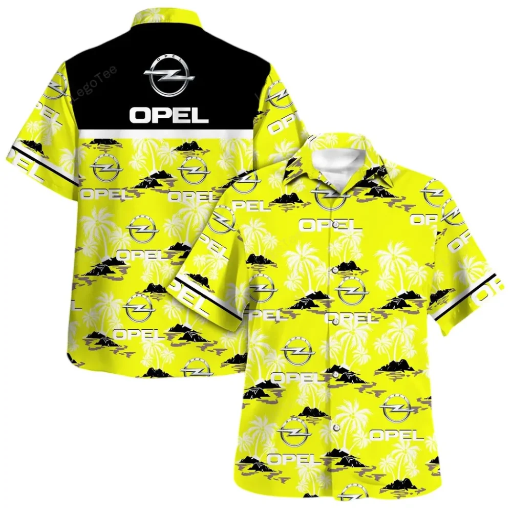 European Sedan Hawaiian Shirt Exclusive Logo, Open Road Button Shirt CAR144 - Image 4