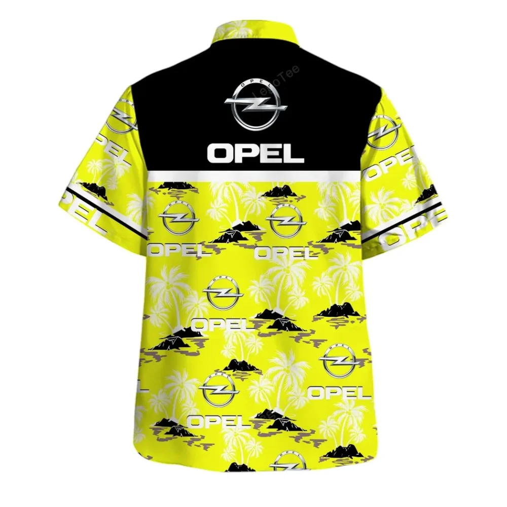 European Sedan Hawaiian Shirt Exclusive Logo, Open Road Button Shirt CAR144 - Image 3