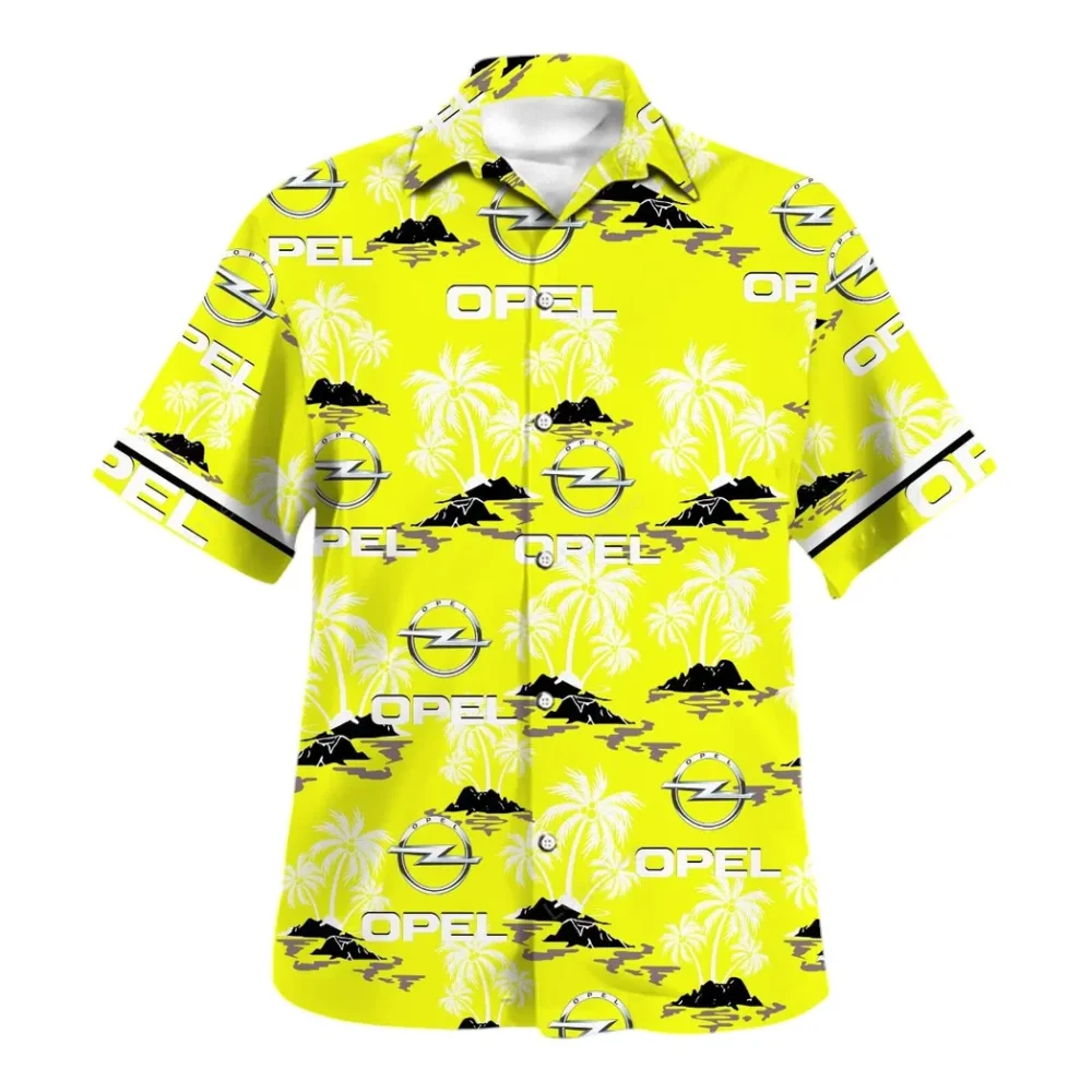 European Sedan Hawaiian Shirt Exclusive Logo, Open Road Button Shirt CAR144 - Image 2