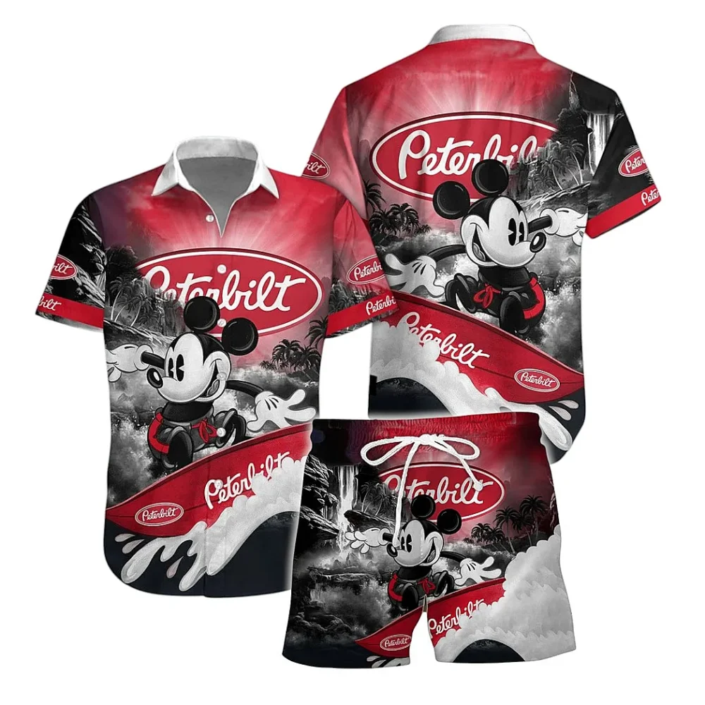 Commercial Lorry Hawaiian Shirt Exclusive Logo, Retro Driver Button Shirt CAR151 - Image 2