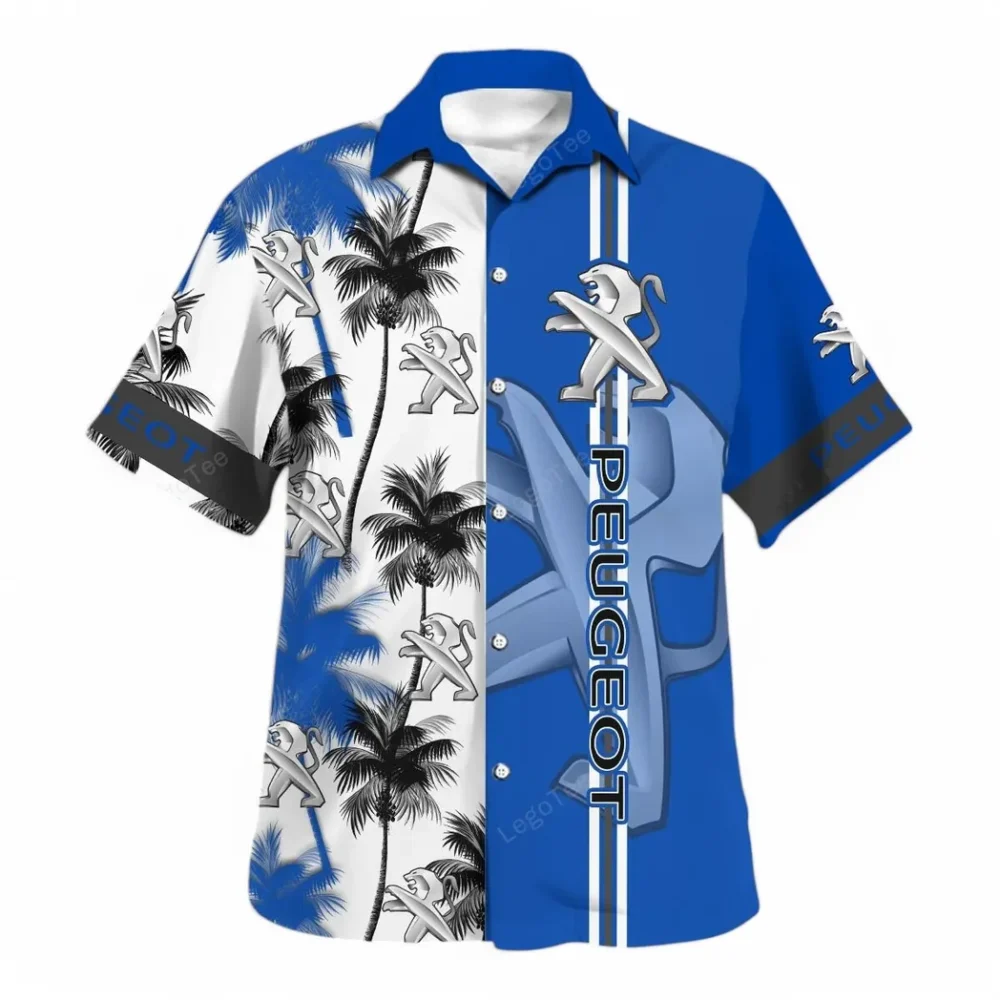 Mid-Size Car Hawaiian Shirt Exclusive Logo, Road Life Button Shirt CAR143 - Image 2