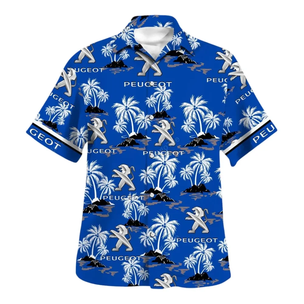 Mid-Size Car Hawaiian Shirt Exclusive Logo, Custom Ride Button Shirt CAR144 - Image 2