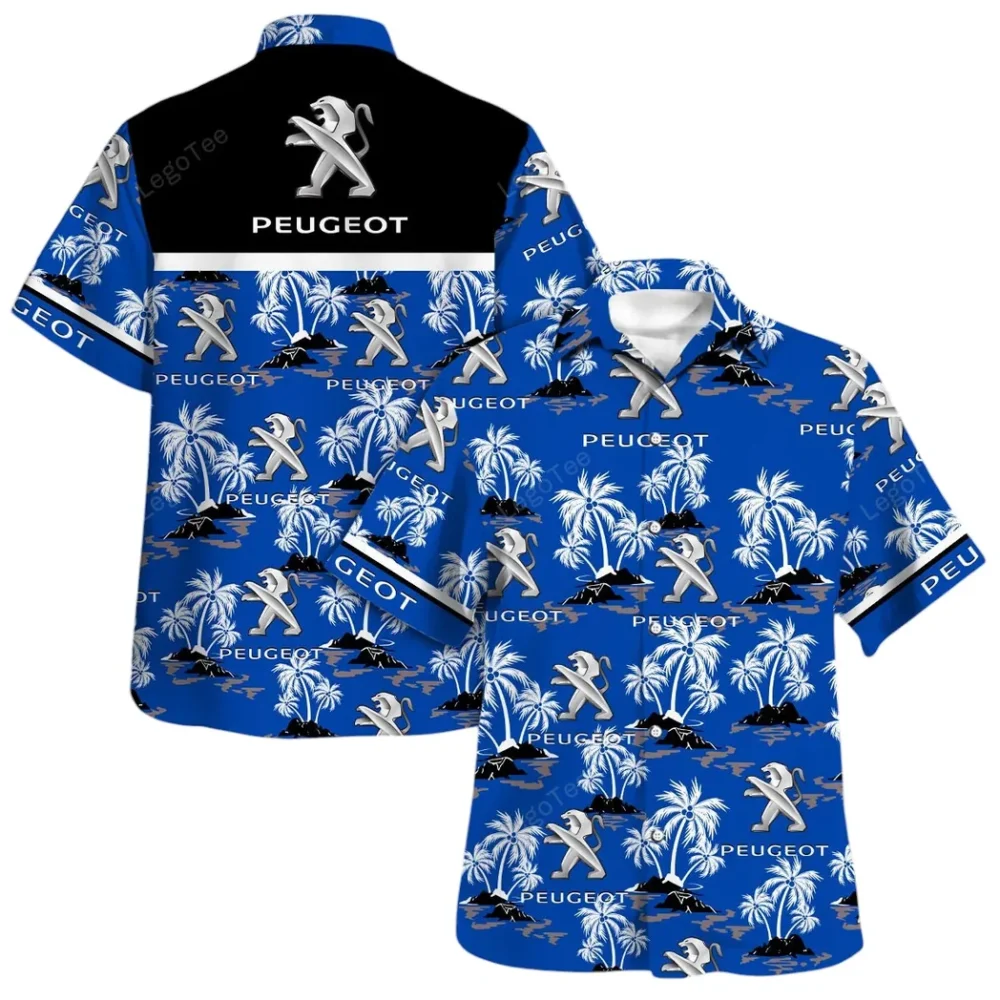 Mid-Size Car Hawaiian Shirt Exclusive Logo, Custom Ride Button Shirt CAR144 - Image 4