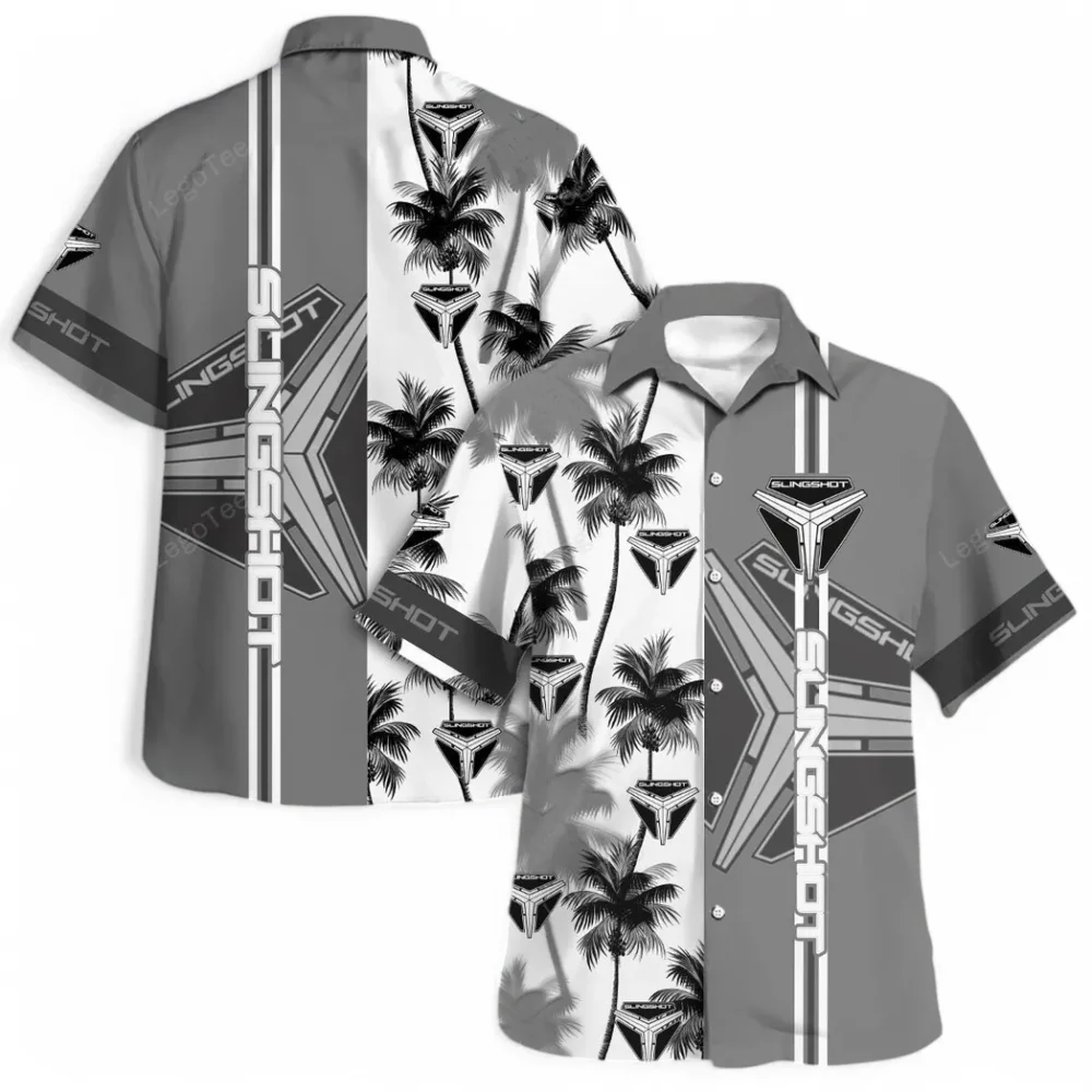 Unique Three-Wheeler Hawaiian Shirt Exclusive Logo, Motorsport Vibe Button Shirt CAR143 - Image 4