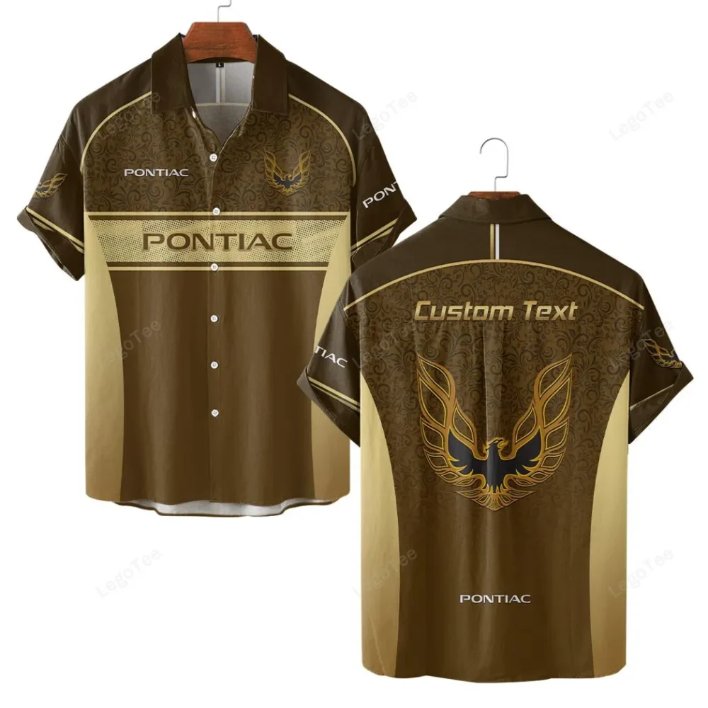 Retro Cruiser Hawaiian Shirt Exclusive Logo, Bold Driver Button Shirt CAR137 - Image 2