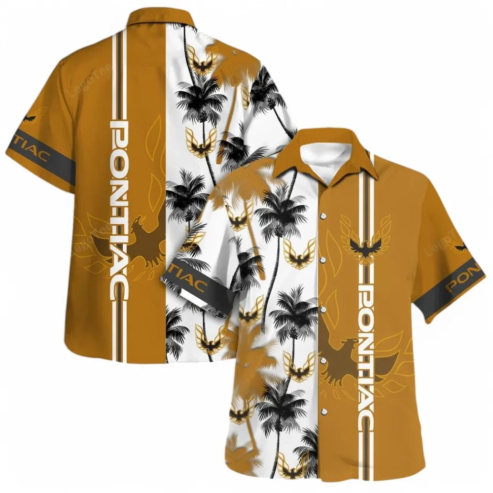 Iconic Vehicle Hawaiian Shirt Exclusive Logo, Motor Culture Button Shirt CAR143 - Image 4