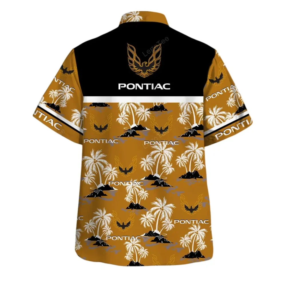 Heritage Sports Car Hawaiian Shirt Exclusive Logo, Car Meet Button Shirt CAR144 - Image 3